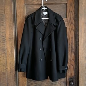 Calvin Klein Black Peacoat
